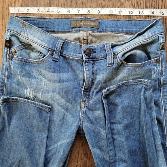 Rock & Republic BANSHEE Skinny Medium Wash Jeans Size Women's 10 Medium - Picture 6 of 12